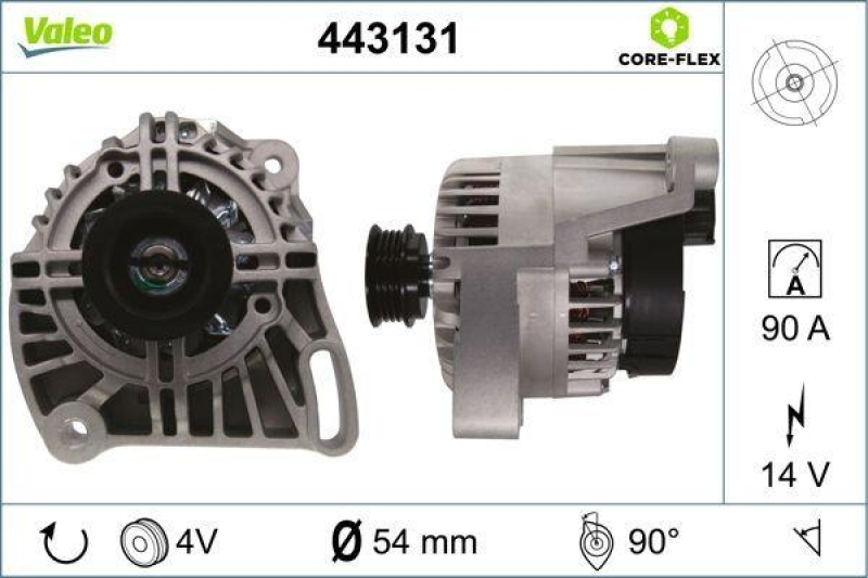 VALEO 443131 Generator-CORE-FLEX