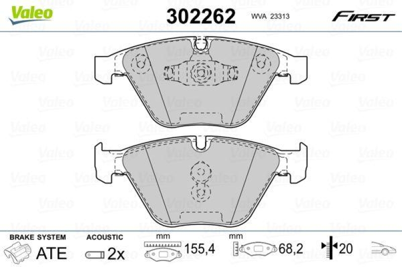 VALEO 302262 SBB-Satz FIRST