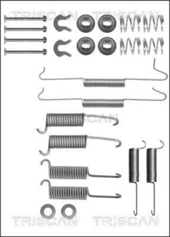 TRISCAN 8105 292029 Montagesatz F. Bremsbacken für Vw Transporter