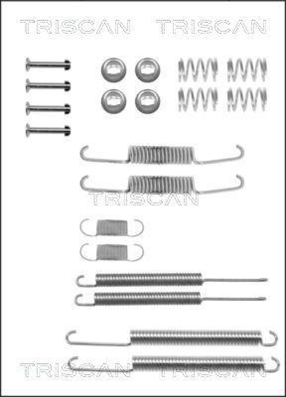 TRISCAN 8105 292217 Montagesatz F. Bremsbacken für Audi 100