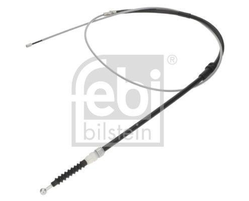 FEBI BILSTEIN 192641 Handbremsseil für Trommelbremse für VW-Audi