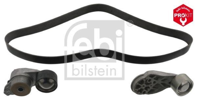 FEBI BILSTEIN 44785 Keilrippenriemensatz mit Riemenspanner und Umlenkrolle für Gebrauchsnr. für Keilrippenriemen