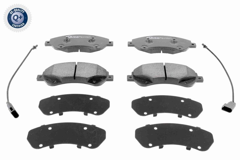 VAICO V25-8128 Bremsbelagsatz, Scheibenbremse Vorderachse Frontantrieb Wva: 244 für FORD