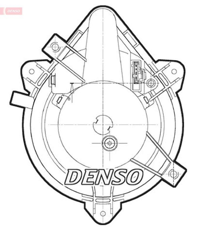 DENSO DEA09044 Innenraumgebläse FIAT PUNTO (188) 1.2 60 (188.030, .050, .130, .150, .230, .250) (1999 - )