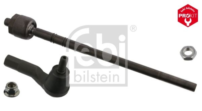 FEBI BILSTEIN 44240 Spurstange mit Sicherungsmutter und Kontermutter für VW-Audi