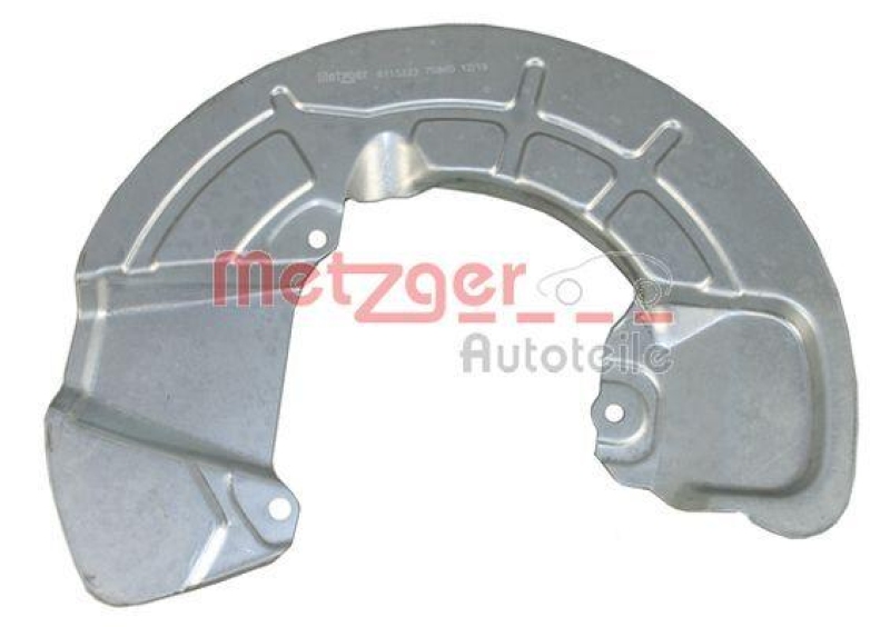 METZGER 6115223 Spritzblech, Bremsscheibe für VOLVO VA links