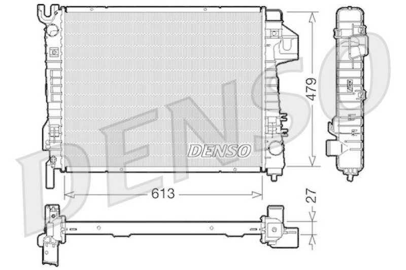 DENSO DRM06020 Kühler DODGE RAM (01-)