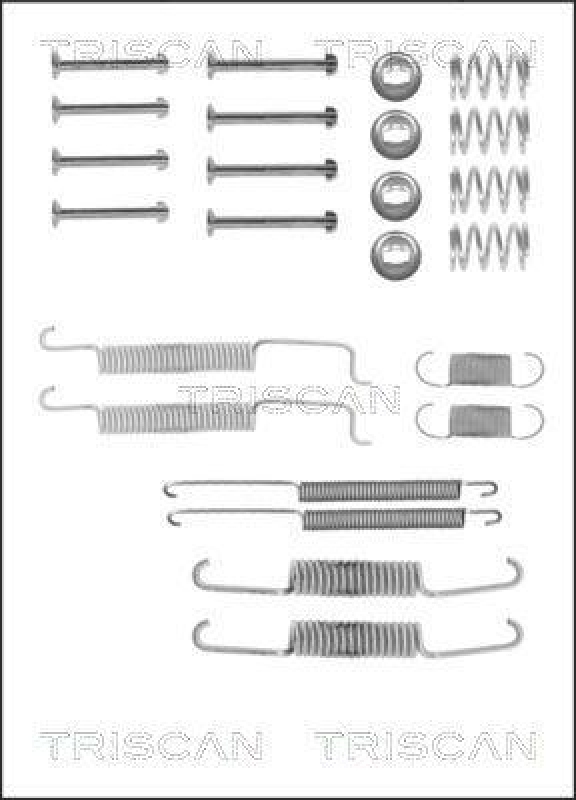 TRISCAN 8105 292421 Montagesatz F. Bremsbacken für Audi, Vw