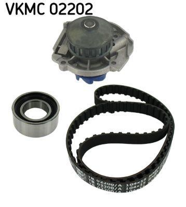 SKF VKMC 02202 Wasserpumpe + Zahnriemensatz