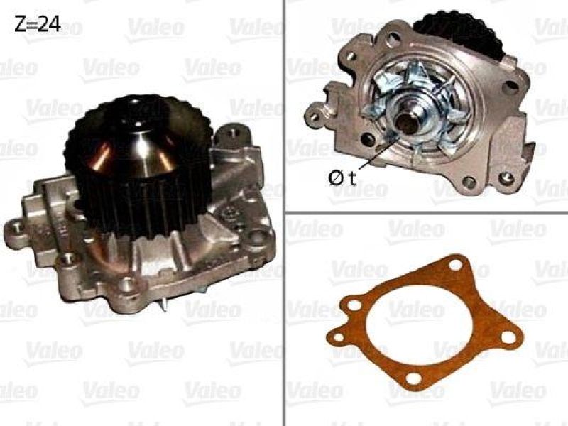 VALEO 506835 Wasserpumpe SMART FORTWO MKI 0.8 CDI