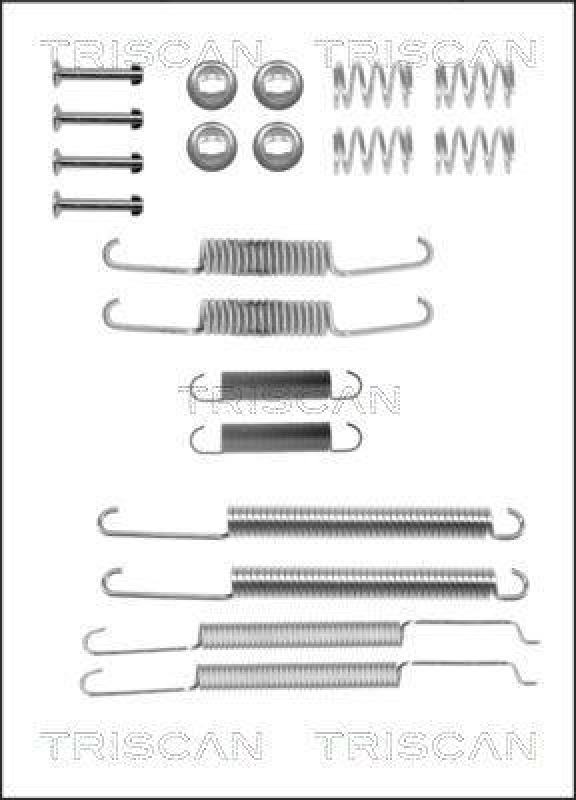 TRISCAN 8105 292548 Montagesatz F. Bremsbacken für Audi, Volkswagen