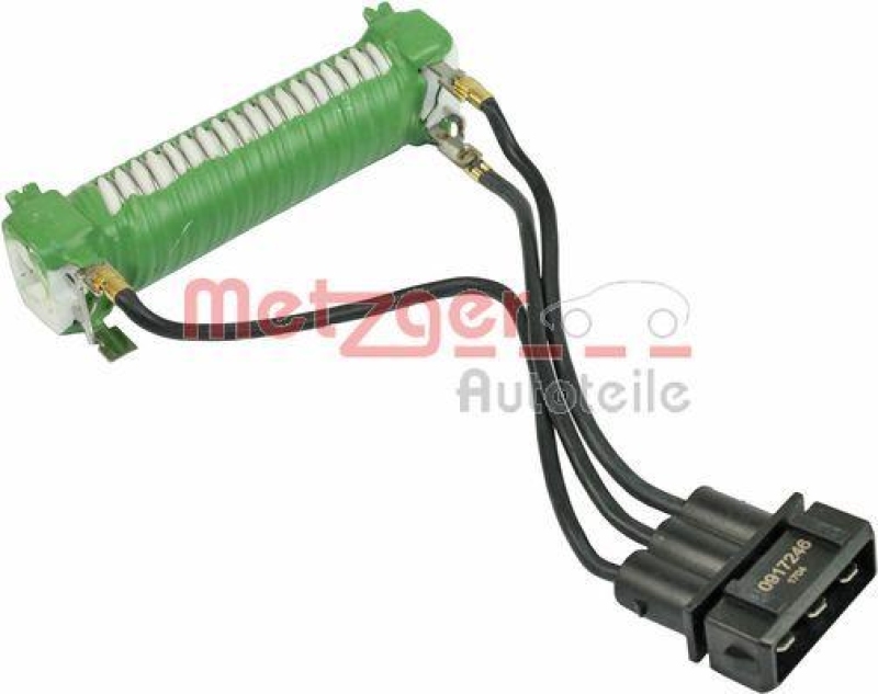 METZGER 0917246 Vorwiderstand, Elektromotor-Kühlerlüfter für SEAT/VW