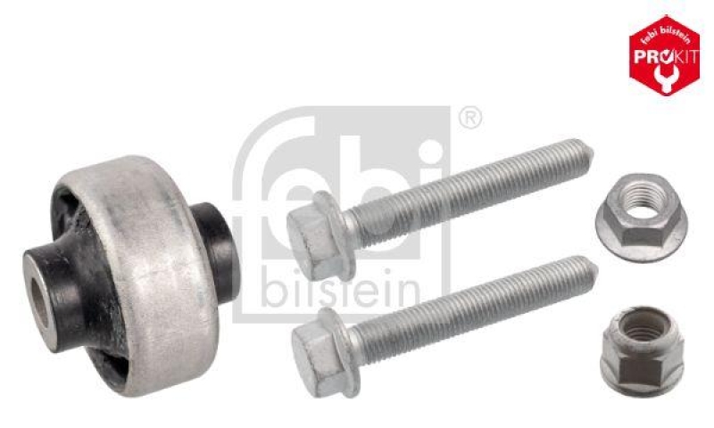 FEBI BILSTEIN 175762 Querlenkerlagersatz mit Schrauben und Sicherungsmuttern für VW-Audi