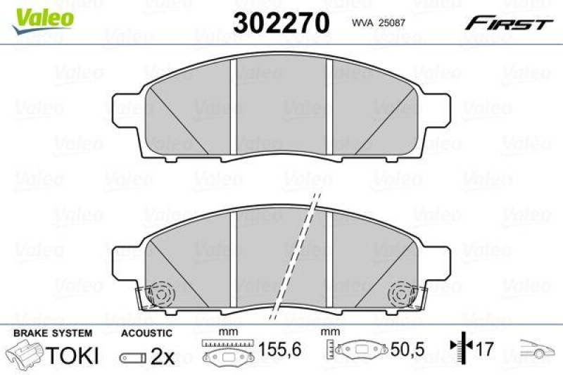 VALEO 302270 SBB-Satz FIRST