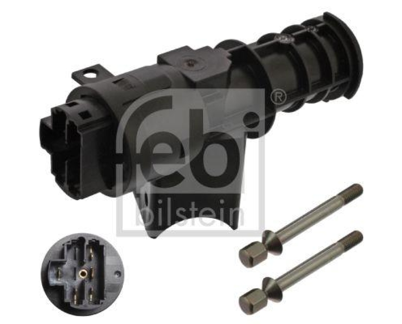 FEBI BILSTEIN 44300 Zündschlossgehäuse mit Zündschalter und Schrauben für Fiat