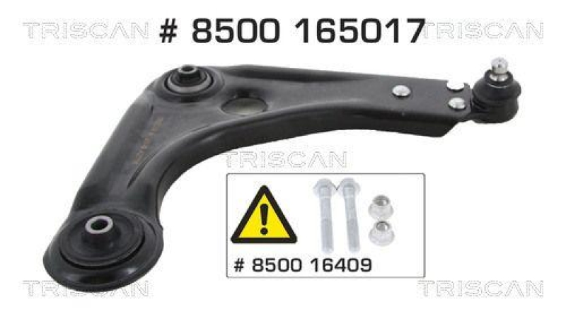 TRISCAN 8500 165017 Querlenker für Ford Ka