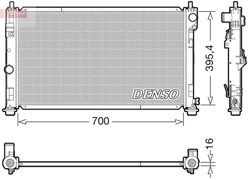 DENSO DRM06039 Kühler DODGE CALIBER 2.0 CRD (06-)