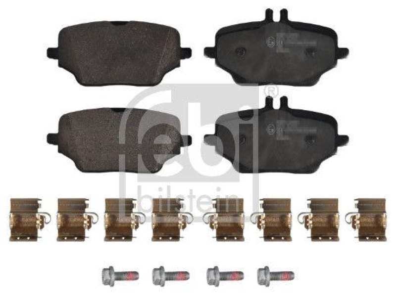 FEBI BILSTEIN 176866 Bremsbelagsatz mit Befestigungsmaterial für Mercedes-Benz