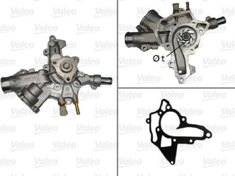 VALEO 506838 Wasserpumpe OPEL CORSA C 1.2 I