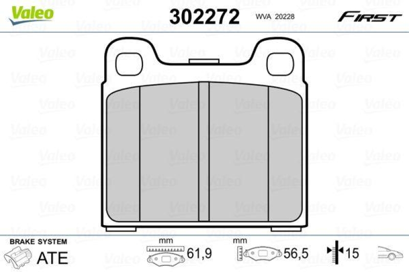 VALEO 302272 SBB-Satz FIRST