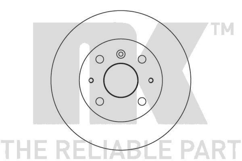 NK 205105 Bremsscheibe für DAIHATSU