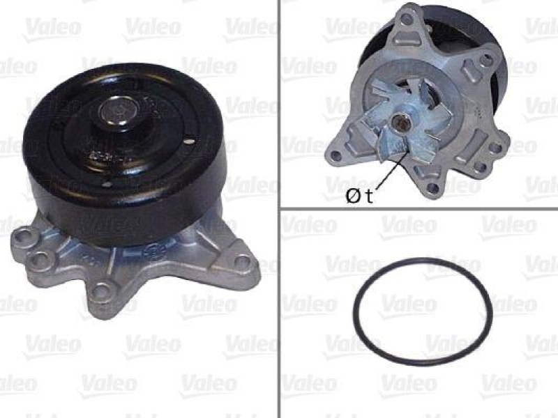 VALEO 506844 Wasserpumpe TOYOTA COROLLA 1.4 I