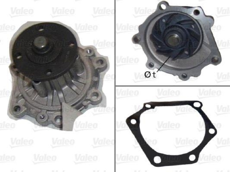 VALEO 506846 Wasserpumpe TOYOTA HILUX LN RZ 2.4 TD