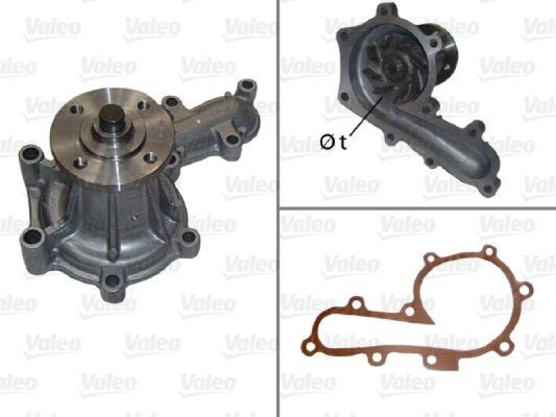 VALEO 506847 Wasserpumpe TOYOTA LAND CRUISER 4.2 TD