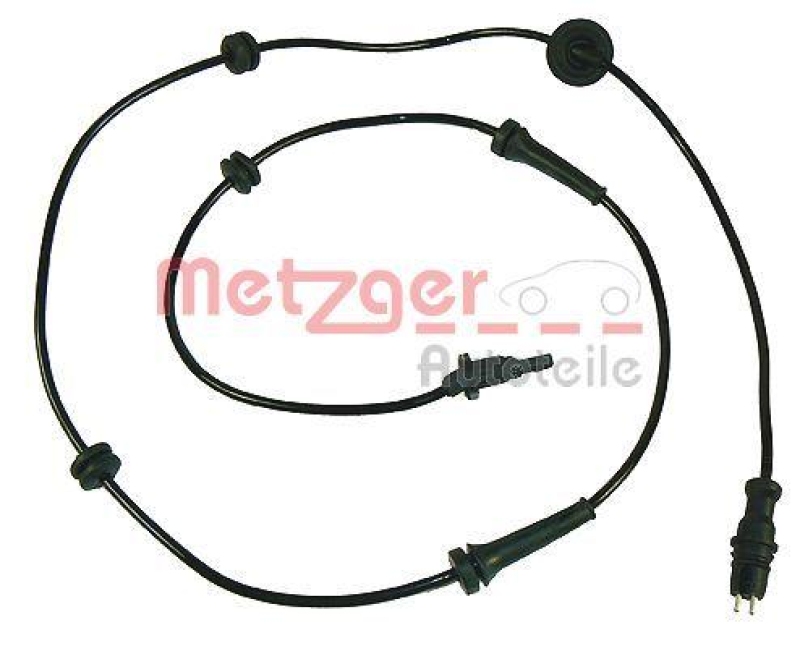 METZGER 0900659 Sensor, Raddrehzahl für FIAT VA links