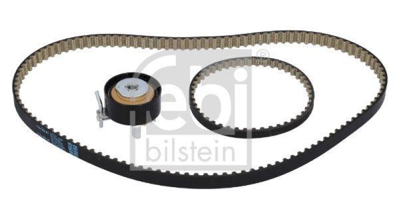 FEBI BILSTEIN 100325 Zahnriemensatz für Nockenwelle (Zahnriemen in Öl laufend) für Ford