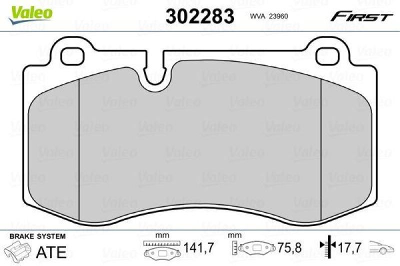 VALEO 302283 SBB-Satz FIRST