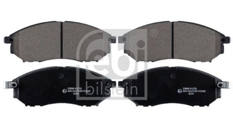 FEBI BILSTEIN 116188 Bremsbelagsatz für Renault