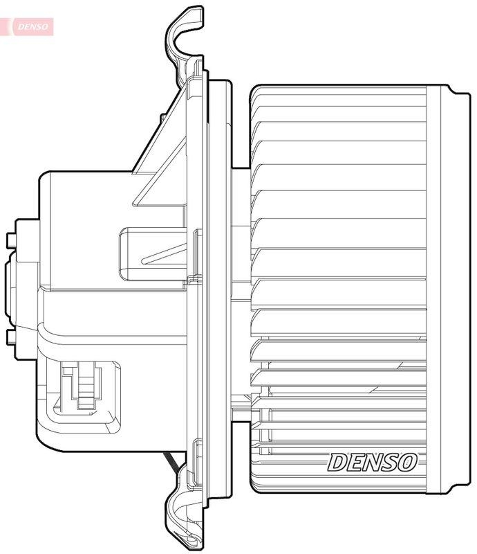 DENSO DEA09024 Innenraumgebläse FIAT DUCATO Platform/Chassis (250) 130 Multijet 2,3 D (2007 - )