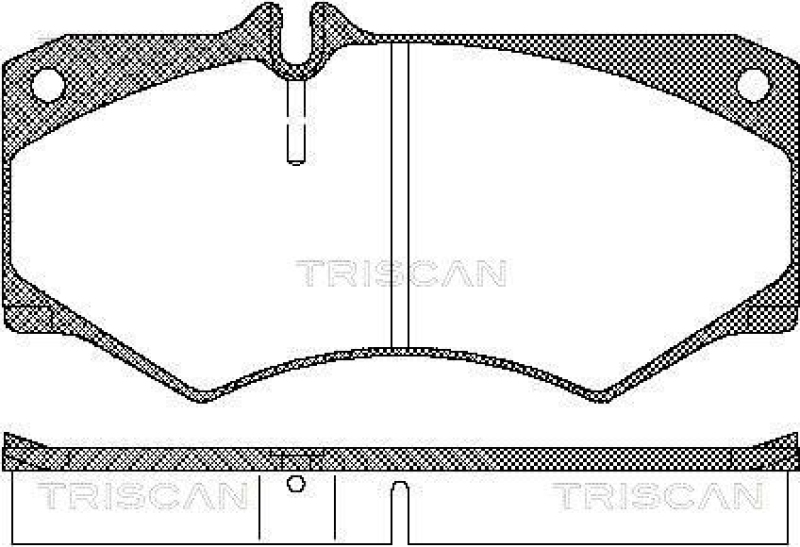 TRISCAN 8110 23774 Bremsbelag Vorne für Mercedes Van