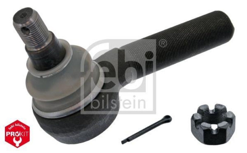 FEBI BILSTEIN 38896 Spur- / Lenkstangenendst&uuml;ck mit Kronenmutter und Splint f&uuml;r Volvo