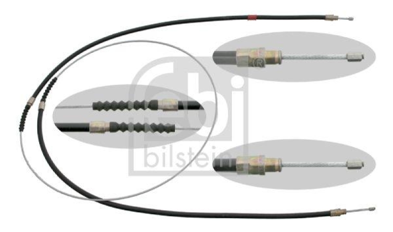 FEBI BILSTEIN 17903 Handbremsseil für Peugeot