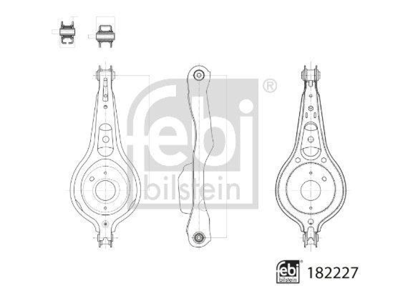 FEBI BILSTEIN 182227 Querlenker mit Lagern für Ford