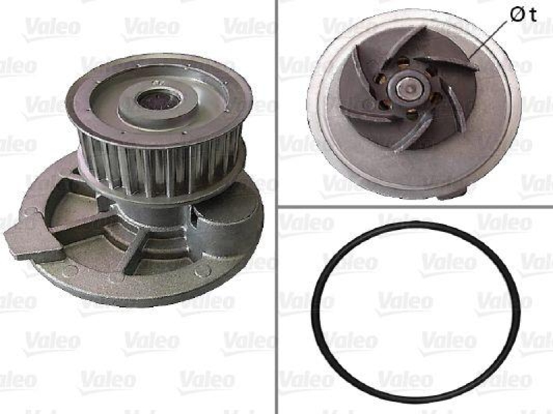 VALEO 506856 Wasserpumpe OPEL VECTRA B 2.0 I