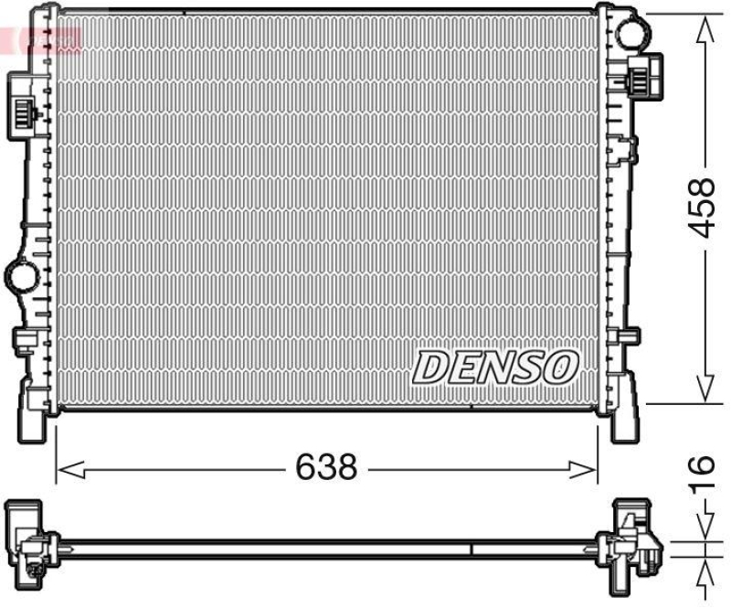 DENSO DRM09054 Kühler FIAT FREEMONT 2.0 JTD 4x4 (08/2011->)