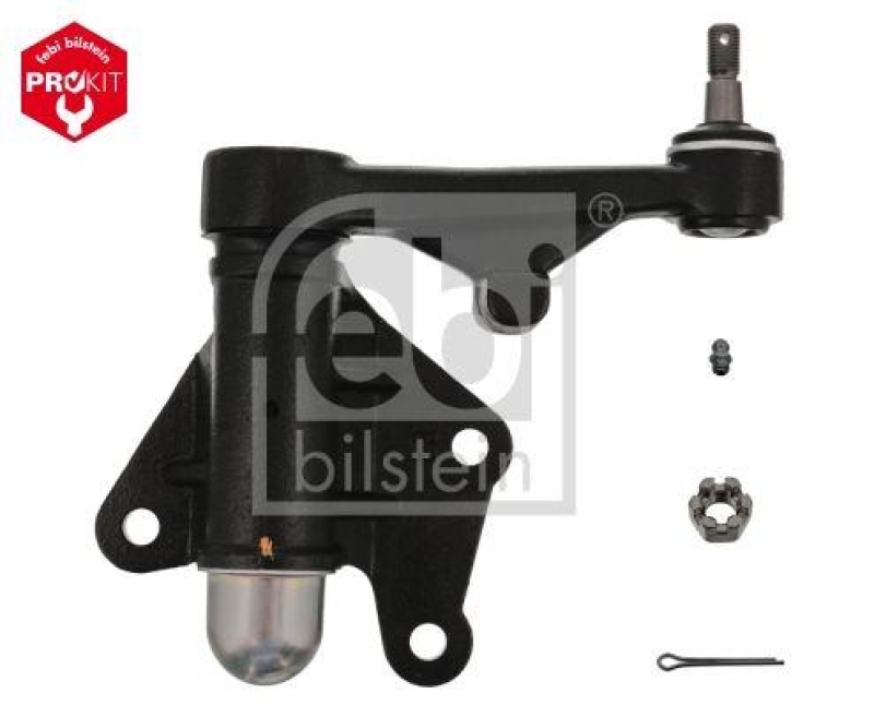 FEBI BILSTEIN 43196 Lenkzwischenhebel mit Kronenmutter, Splint und Schmiernippel für TOYOTA