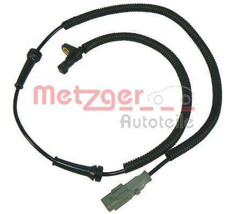 METZGER 0900672 Sensor, Raddrehzahl für CITROEN/FIAT/LANCIA/PEUGEOT HA links/rechts