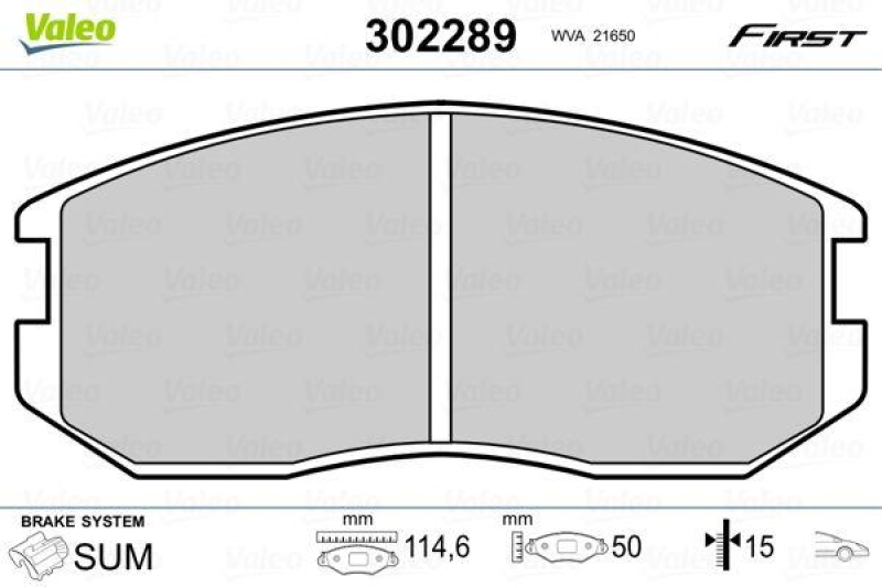 VALEO 302289 SBB-Satz FIRST