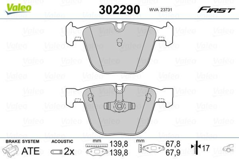 VALEO 302290 SBB-Satz FIRST