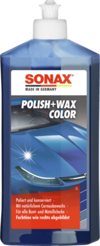 SONAX 02962000 Polish + Wax Color blau 500ml