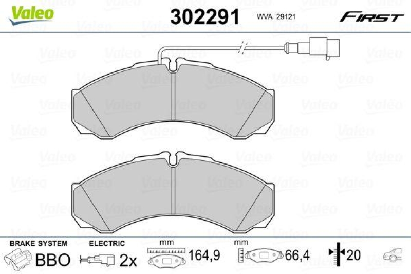 VALEO 302291 SBB-Satz FIRST