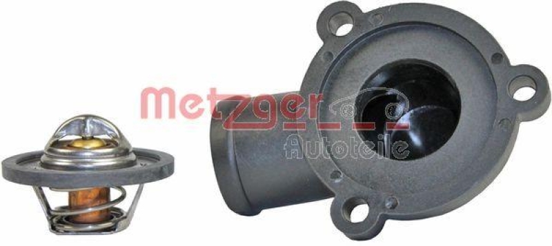 METZGER 4006096 Thermostat Kühlmittel, Mit Gehäuse für SEAT/SKODA/VW/ÖFFNUNGSTEMP. [°C]87