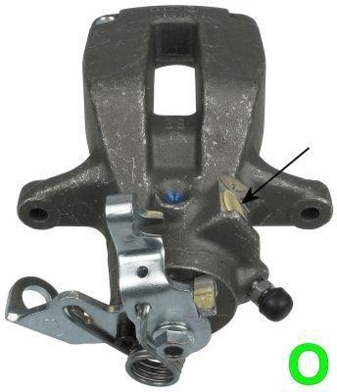 HELLA 8AC 355 383-471 Bremssattel für AUDI/VW/SEAT