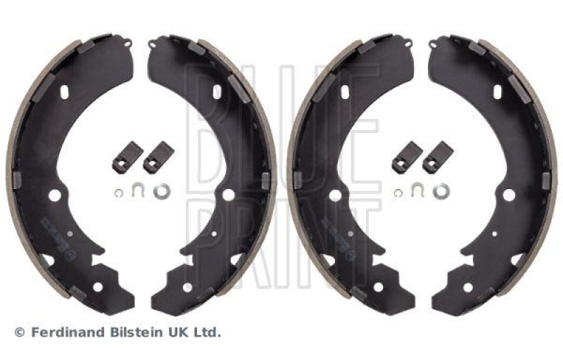 BLUE PRINT ADZ94119 Bremsbackensatz mit Anbaumaterial für Isuzu