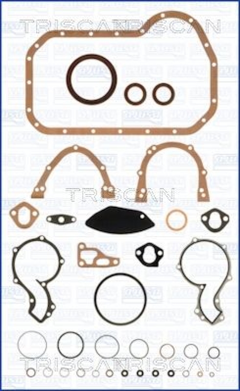 TRISCAN 595-8508 Dichtungssatz für Volkswagen