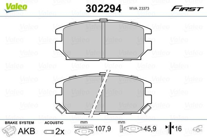 VALEO 302294 SBB-Satz FIRST